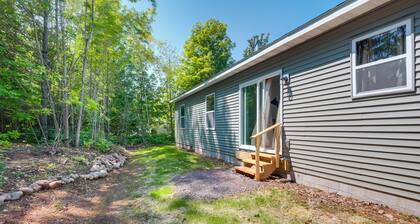 Wooded Hancock Home Near Ski & Snowmobile Trails!