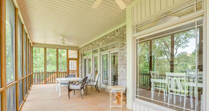 Sunny Coosa River Hideaway w/ Boat Dock & Slip!