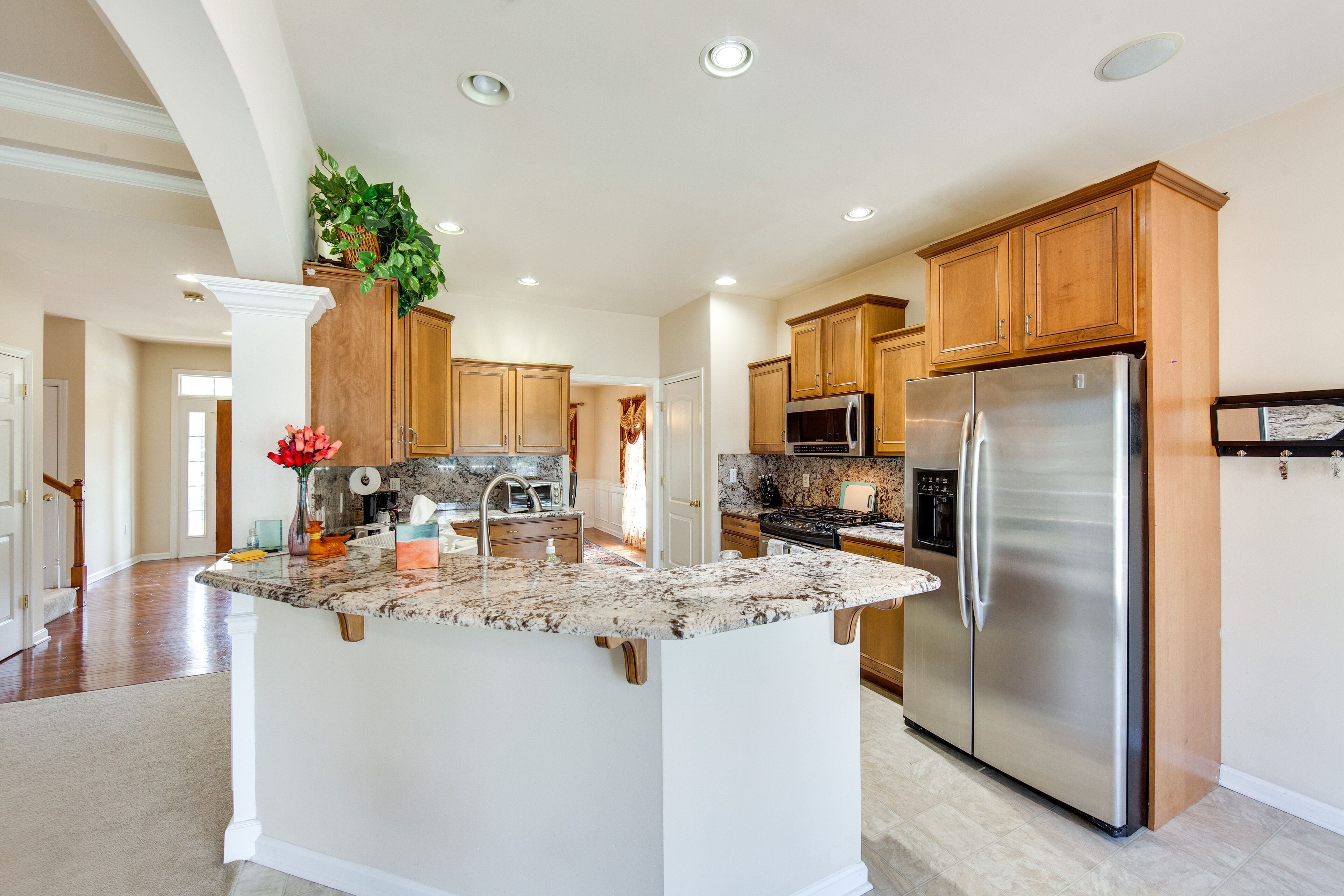 House (4 Bedrooms) | Private kitchen | Microwave, oven, stovetop, dishwasher