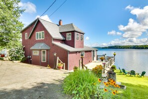 Exterior - Maine Lake House w/ Private Dock & Kayaks! (Belfast)