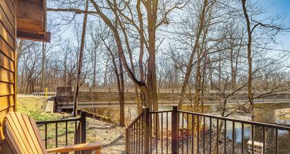 Riverfront Covington Cabin w/ Deck & Fire Pit!