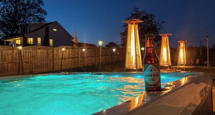 Shelbyville Farmhouse w/ Hot Tub, Fire Pit & Grill