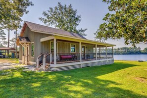 Cottage (2 Bedrooms) | Front of property - Escape to Nature: Lakefront Jay Cottage w/ Views! (Jay)