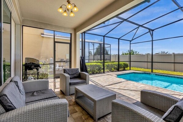 Terrace/patio - 9 Bedroom/ 6.5 Bathroom/ Solara Resort (1580NP) (Kissimmee)