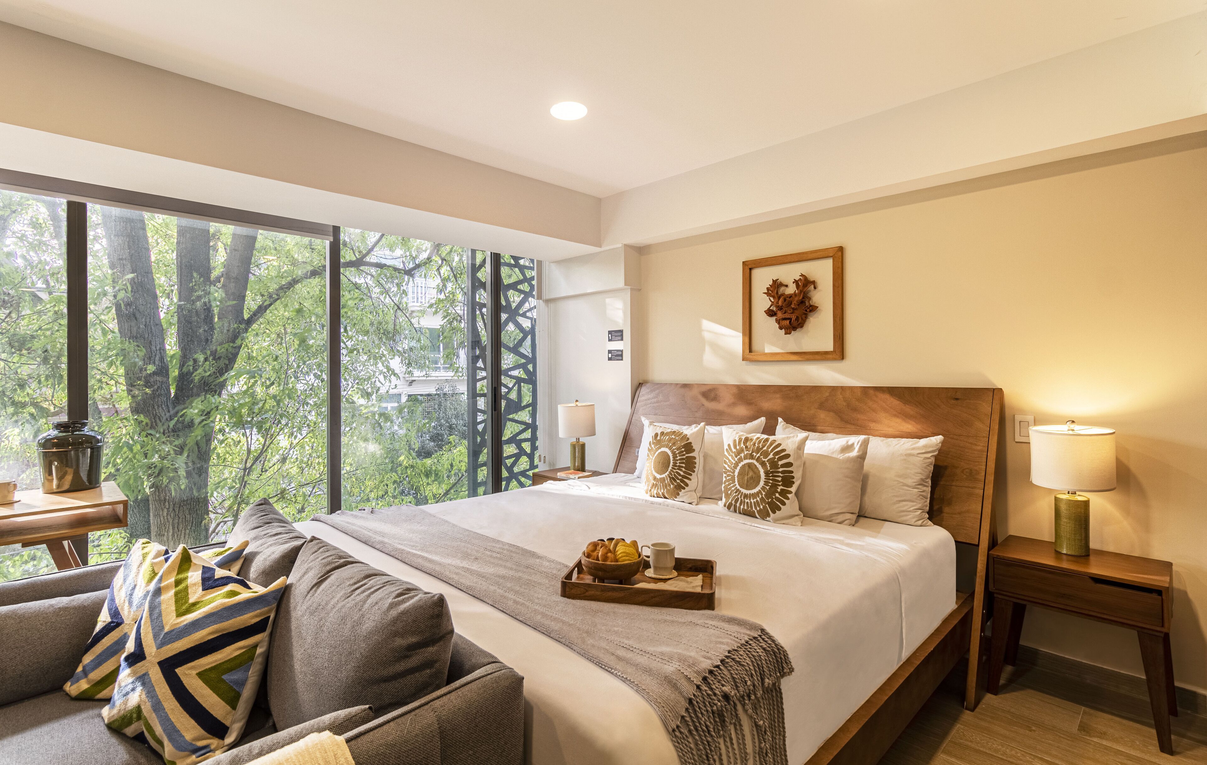 精緻公寓 | 埃及棉床單、高級寢具、客房內保險箱、獨特裝潢