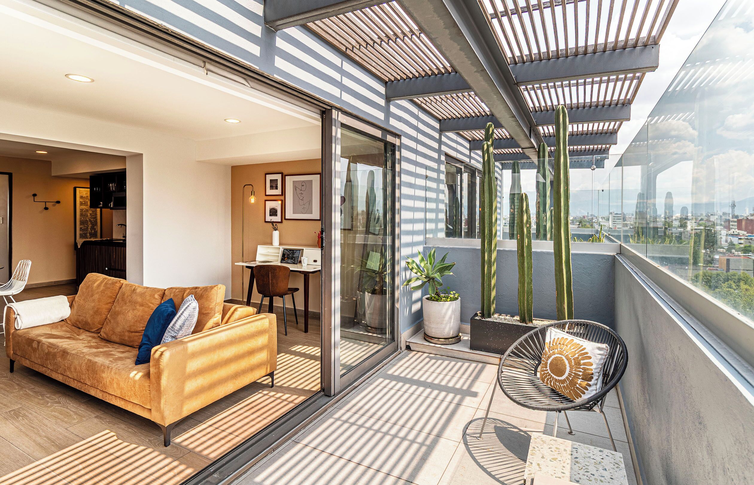 Penthouse panorámico | Balcón