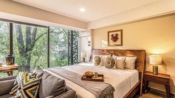 Elite Apartment | Peralatan tempat tidur premium, peti besi dalam bilik
