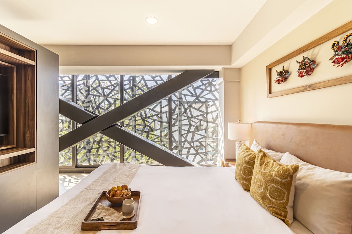 Two bedroom apartment with city view | 1 bedroom, Egyptian cotton sheets, premium bedding, in-room safe