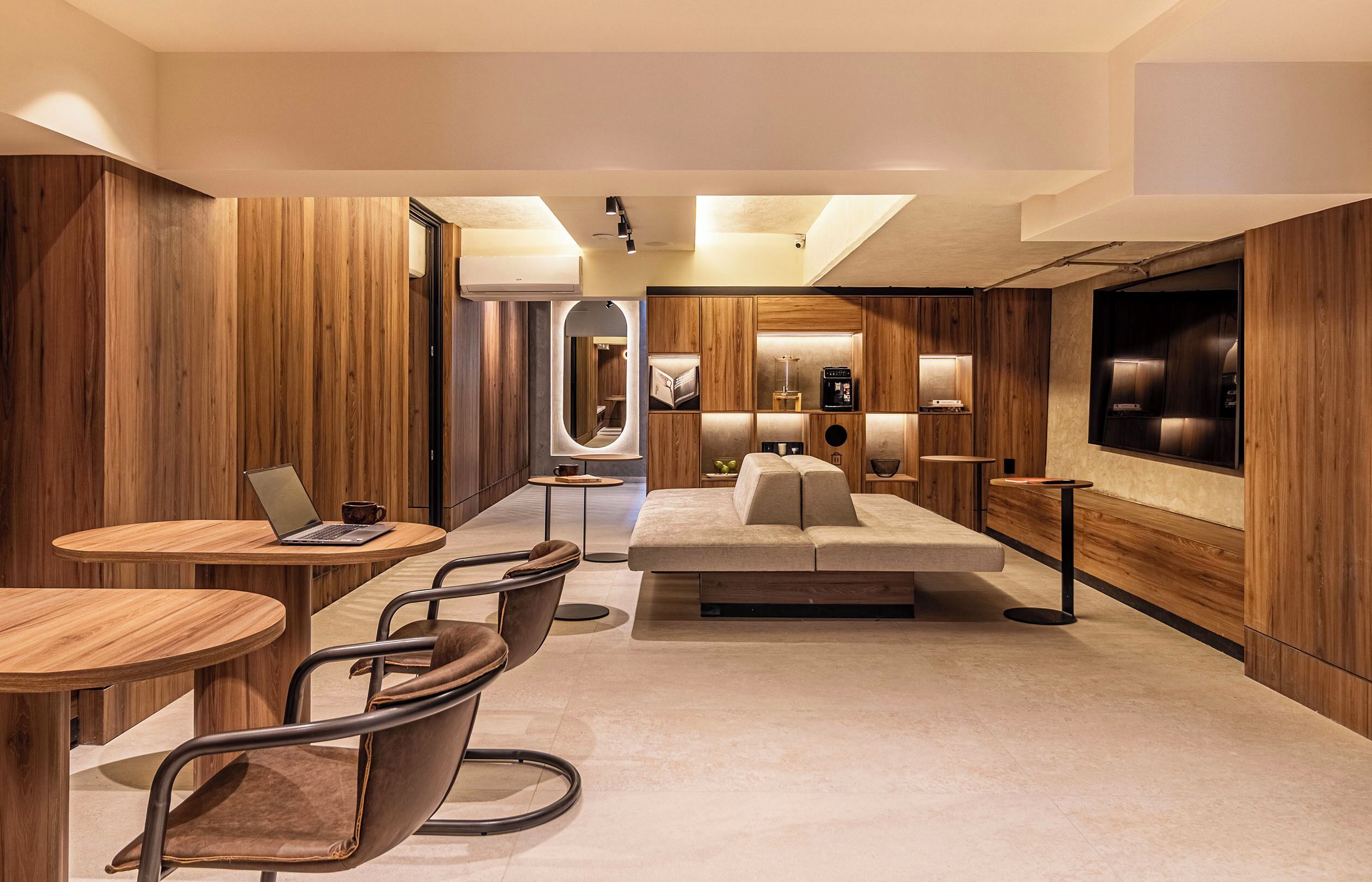 Sala de estar en el lobby