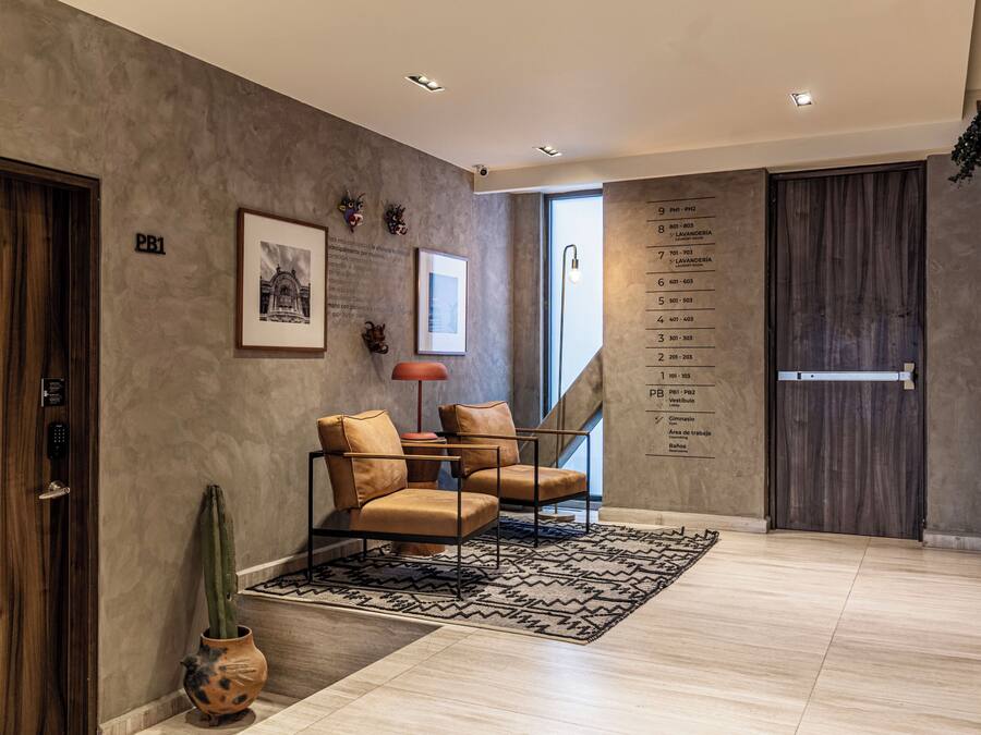 Lobby sitting area