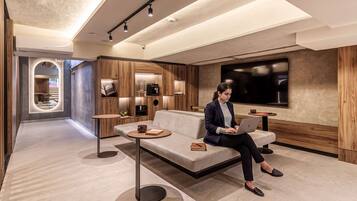 Sala de estar en el lobby