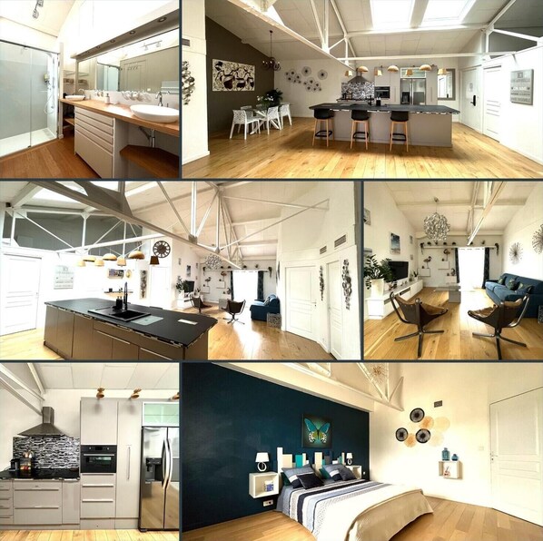 2 habitaciones, tabla de planchar con plancha y cuna de viaje 