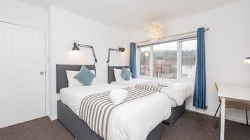 4 bedrooms, iron/ironing board, travel cot, free WiFi