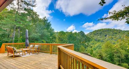 Mtn View + Fire Pit: Pet-Friendly Woodlawn Cabin!