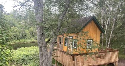 Quiet fishing cabin along the River Philip. Access to atv and snowmobile trails