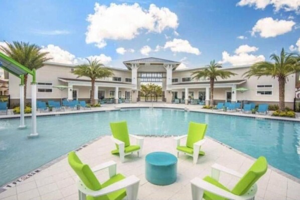 Pool - Beautiful one story w/ pool home. Near Disney! (Kissimmee)