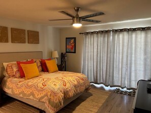 2 slaapkamers, een strijkplank/strijkijzer, wifi, beddengoed