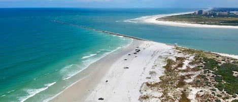 Aan het strand