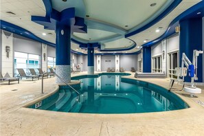 Indoor pool, outdoor pool