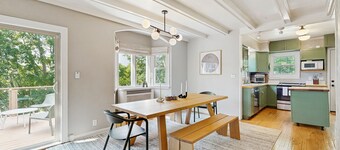 Dog-friendly downtown home with hot tub & deck