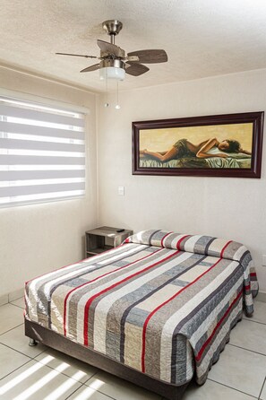 2 bedrooms, bed sheets