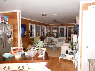 On the Belle River, docking for 2,3 boats. One mile south of Spunky Monkey. 