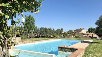 Una piscina riscaldata