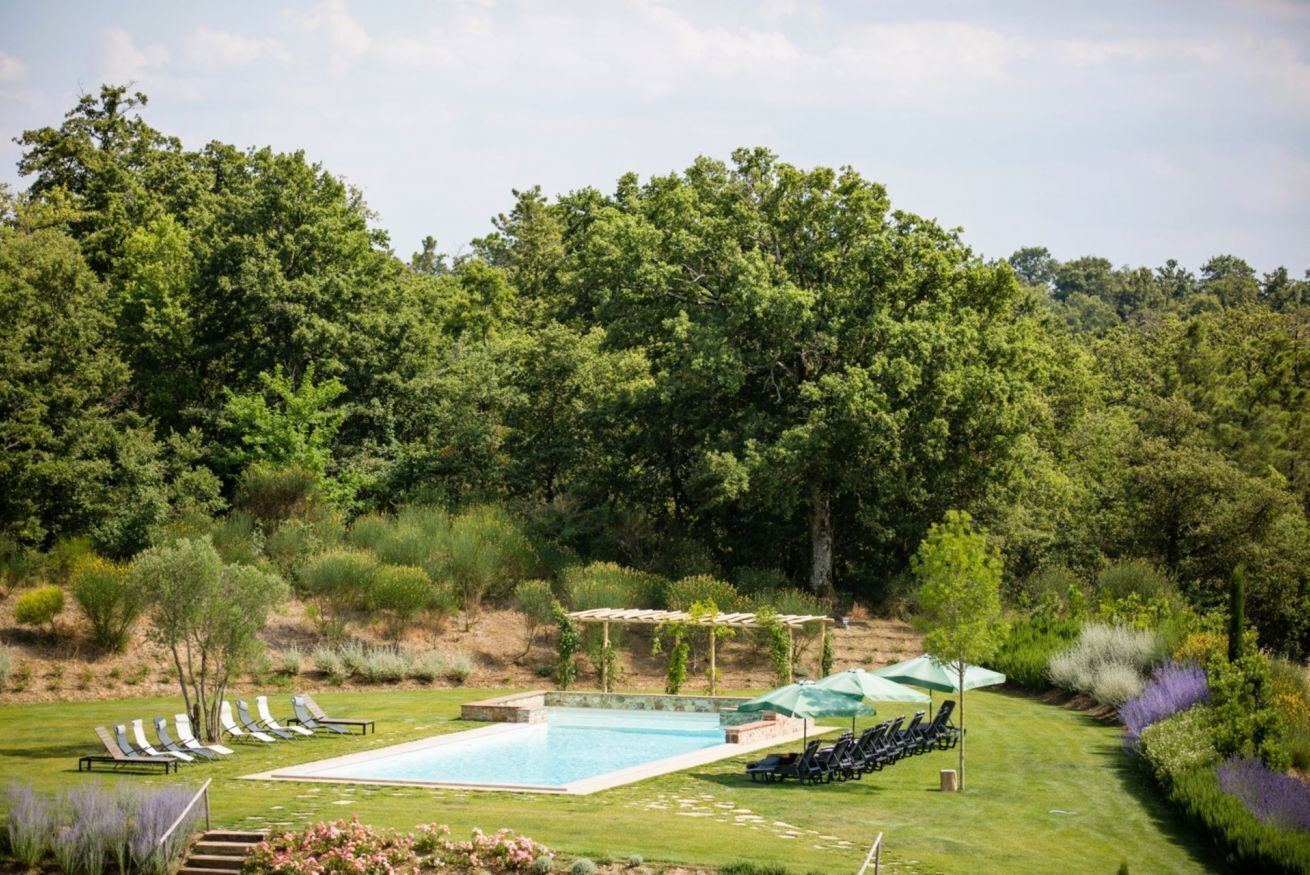 Una piscina riscaldata