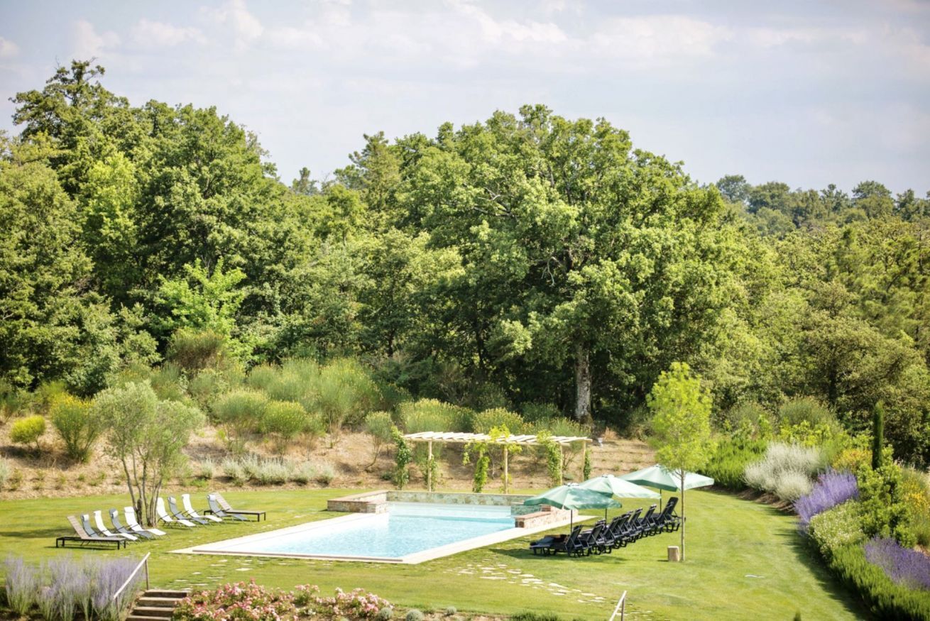 Una piscina climatizada