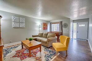 Smart TV, foosball, music library