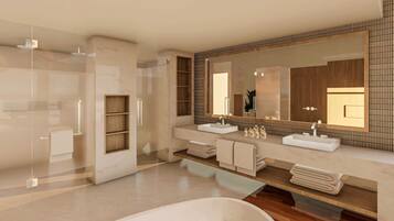 One Bedroom Presidential Suite Ocean Front | Bathroom