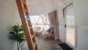 Interior - Unique, Luxurious XL Geodome at The Cedars Ranch (Wimberley)