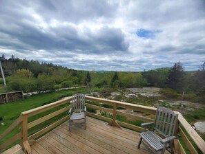 Terrace/patio - 3BR House Plus Bonus 1BR Apt at The Rockbound House 1Hr to Acadia National Park (Brooklin)