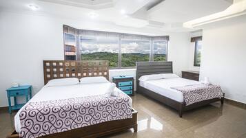 5 bedrooms, iron/ironing board, travel cot, WiFi