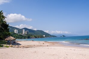 Sun loungers, beach towels