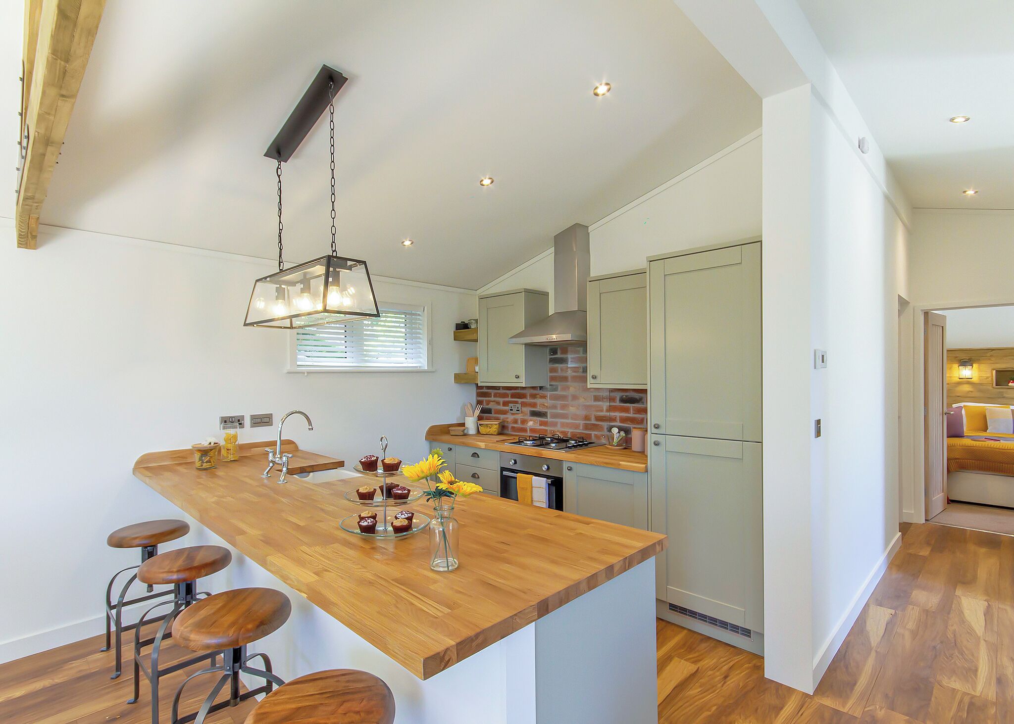 Fridge, oven, stovetop, toaster