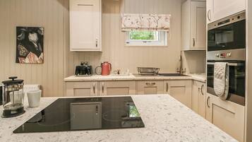 Fridge, oven, stovetop, toaster