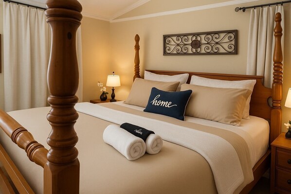 4 bedrooms, desk, iron/ironing board, free WiFi