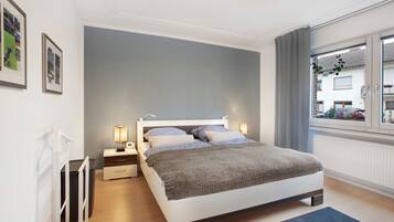 1 Schlafzimmer, Schreibtisch, Bügeleisen/Bügelbrett, kostenloses WLAN