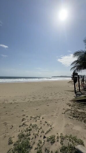 On the beach