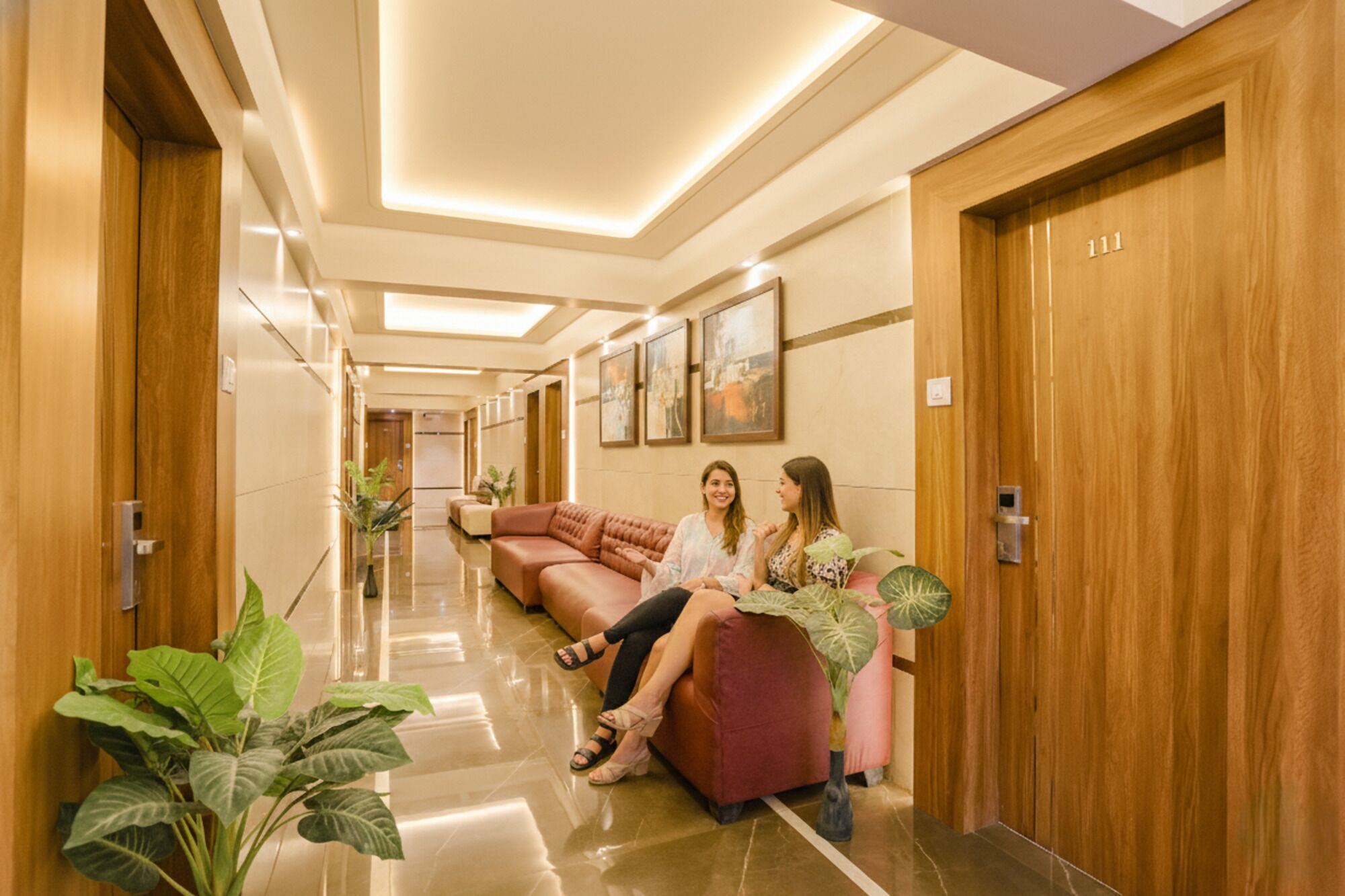 Lobby sitting area