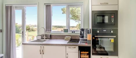 Fridge, oven, stovetop, toaster