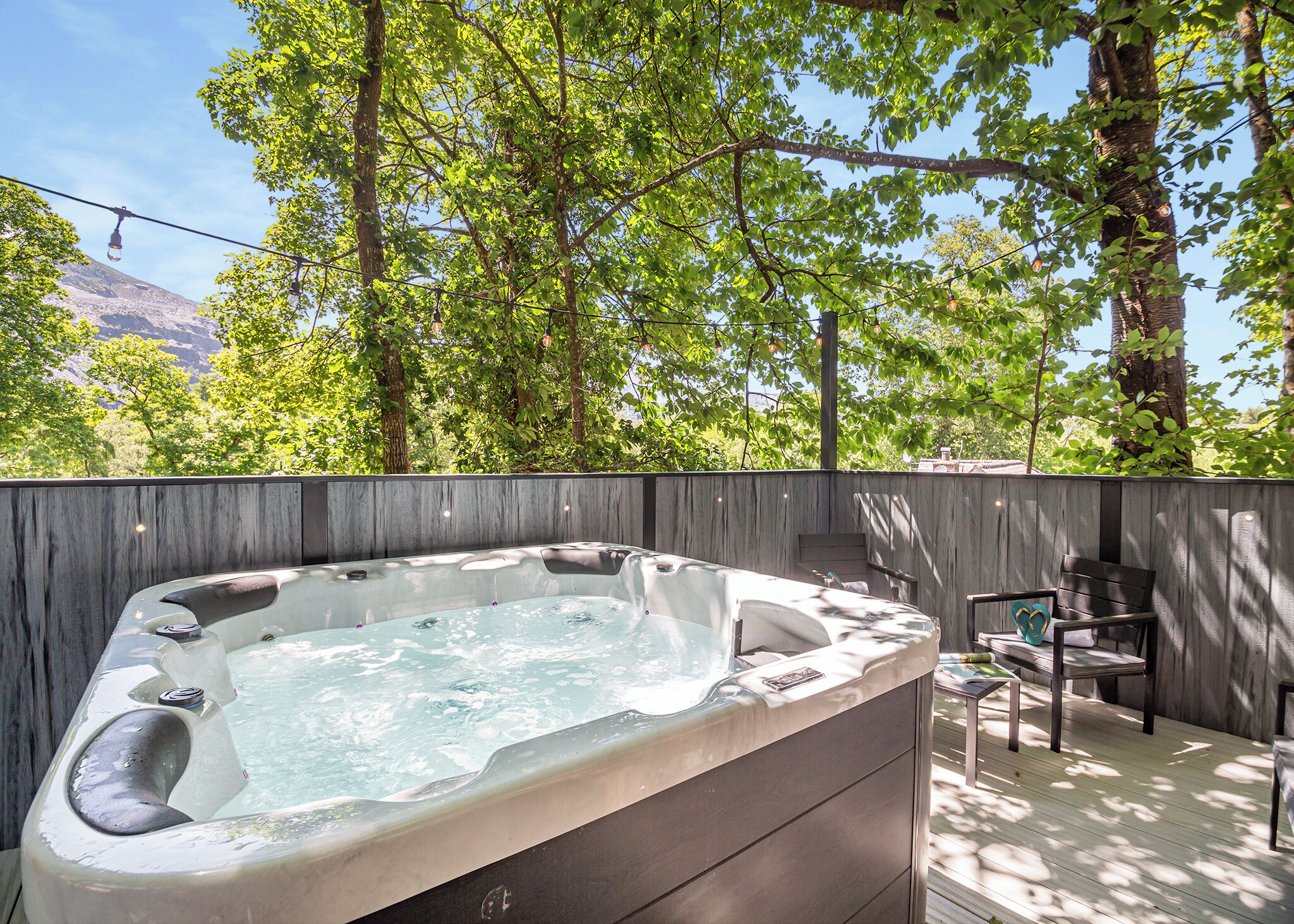 Idromassaggio all'aperto