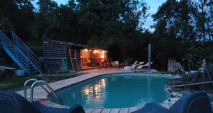 Maison de vacances 'La Laiterie' avec piscine partagée, balcon et Wi-Fi