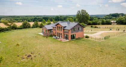Ferienhaus Landurlaub - Tolle Alleinlage mit Blick Über Wiesen und Felder