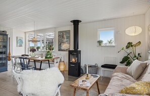 Fernseher, Kamin