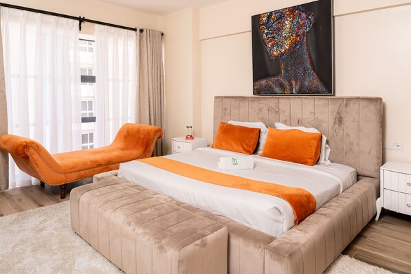 1 多间卧室、WiFi、床单