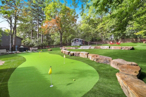 Check out The Retro Razorback Resort for a truly one-of-a-kind experience!