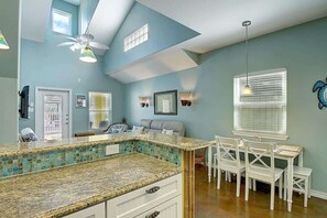 Interior - Tortuga- View of Pool | Playground (Port Aransas)