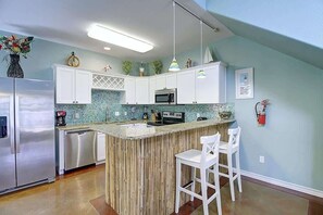 Fridge, microwave, oven, stovetop - Tortuga- View of Pool | Playground (Port Aransas)